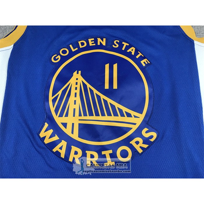 Camiseta Golden State Warriors Klay Thompson NO 11 Icon 2022-23 Azul